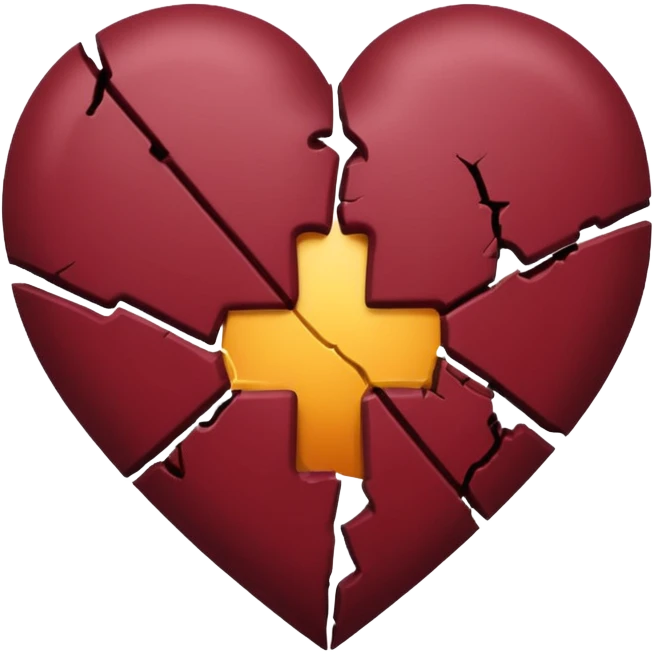 marron break heart emoji