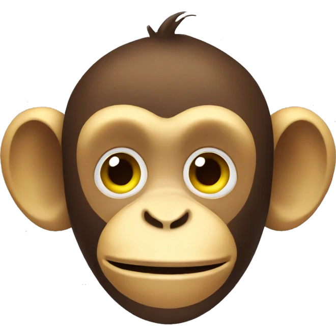 Monkey with banana  emoji