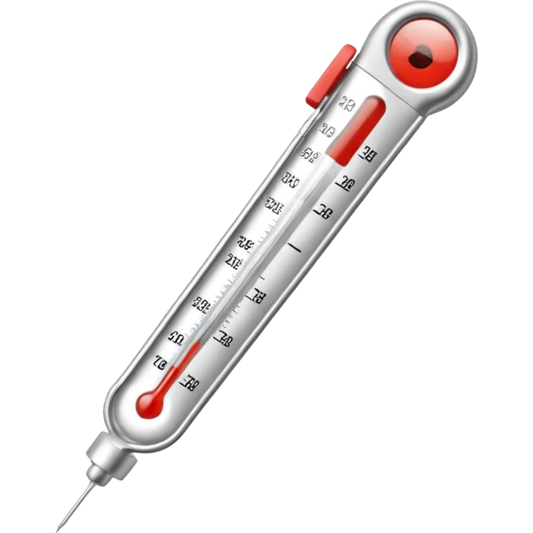 Medical Thermometer for measuring people's temperature emoji