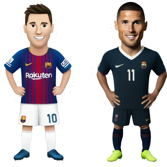 ronaldo messi emoji