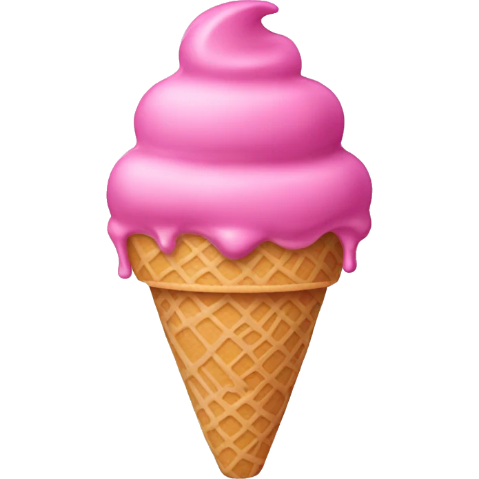 pink ice cream  emoji