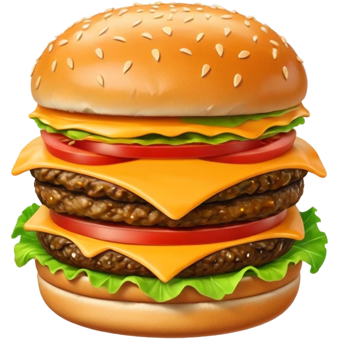 Monster hamburger emoji