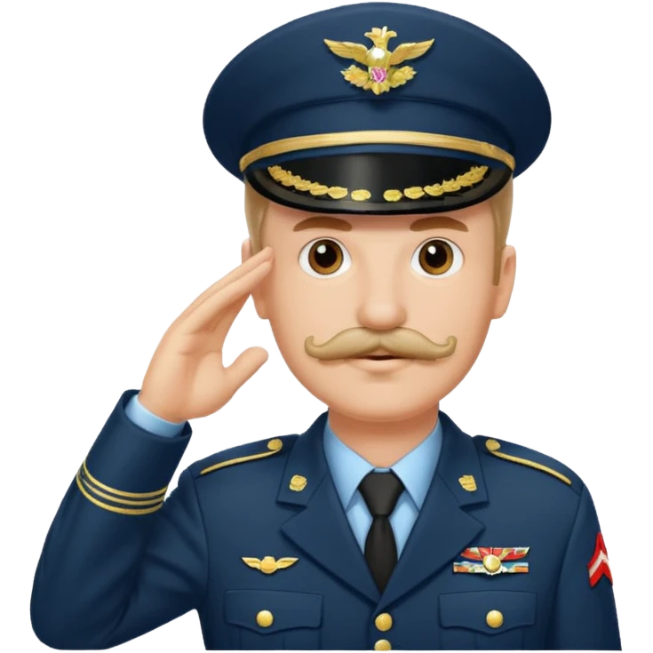 A MAN WITH MUSTACHE HEIL emoji