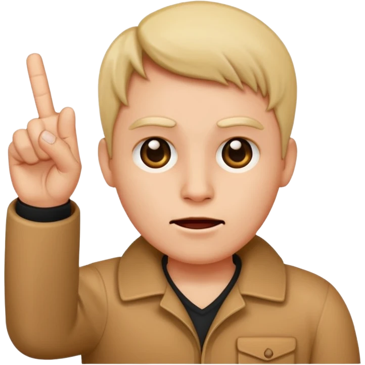 Face middle finger emoji