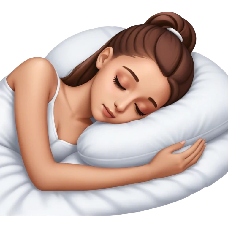 Ariana Grande sleeping emoji