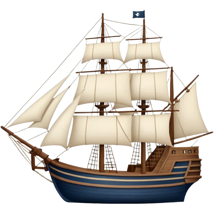 18th century Navy ship emoji