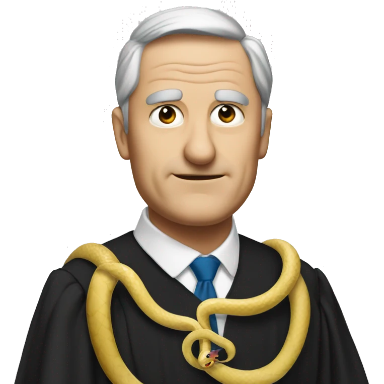 A royal commission with snakes on it emoji