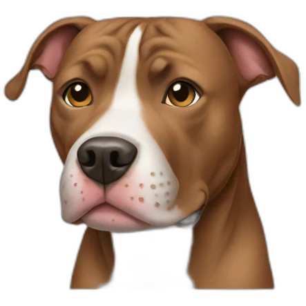 Dog pitbull emoji