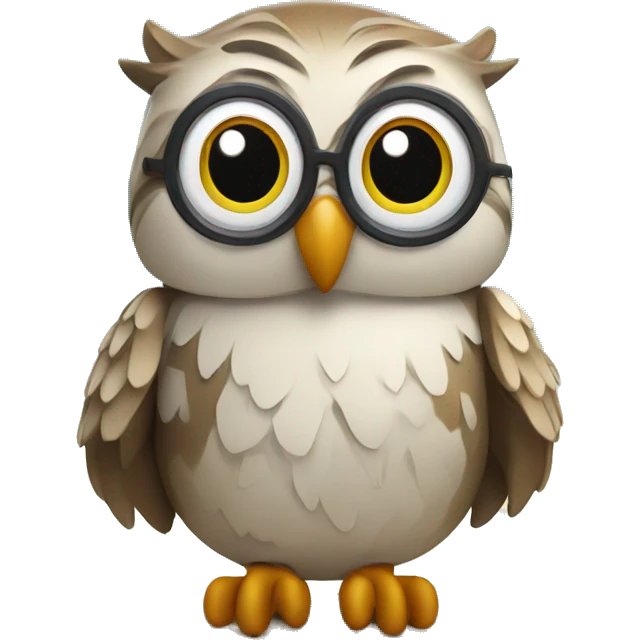 owl on vacantion emoji