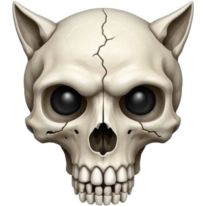 Wolf skull emoji