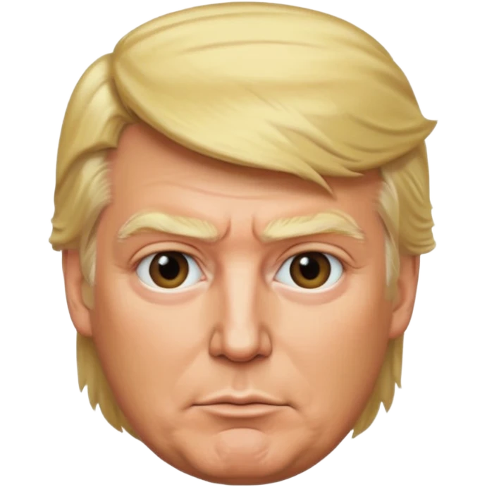 Donald Trump hair emoji