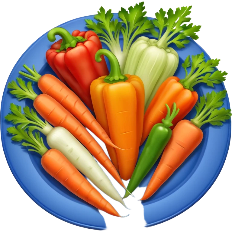 vegetable plate emoji