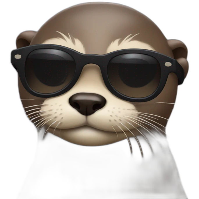 otters with sunglasses emoji