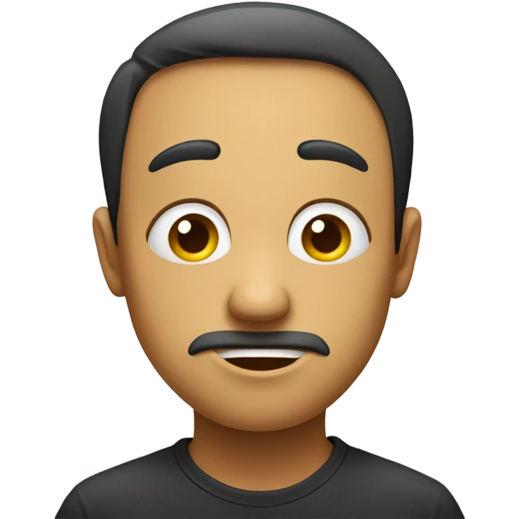 Sad happy face emoji
