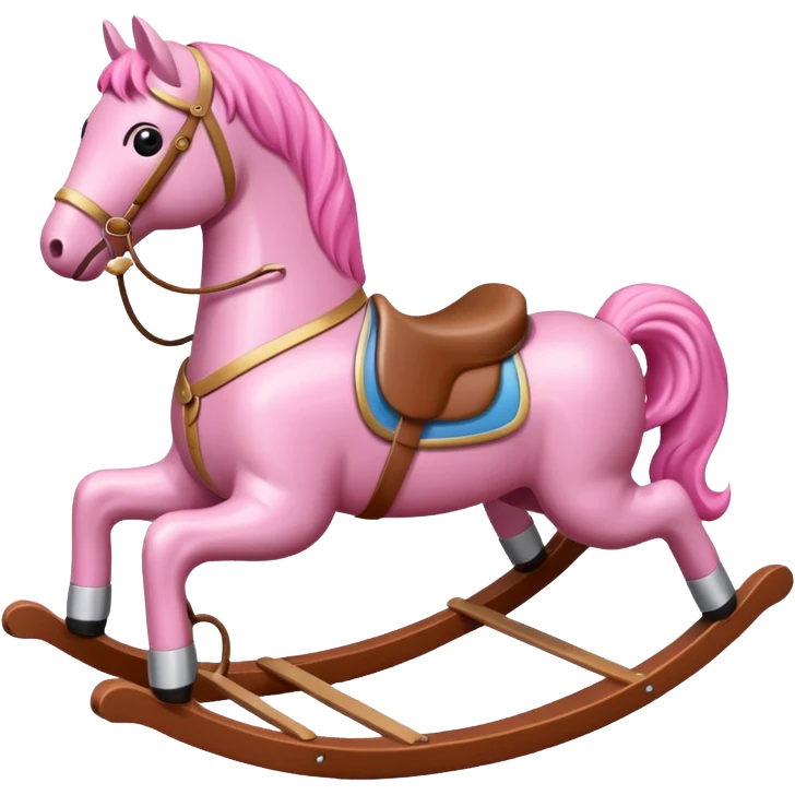 pink Rocking Horse emoji