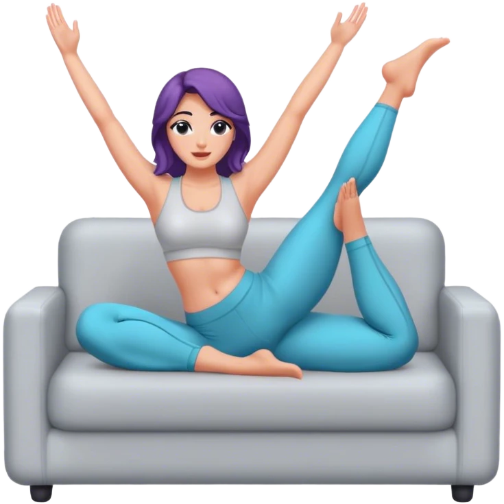 kylie janner in yoga pants on couch emoji