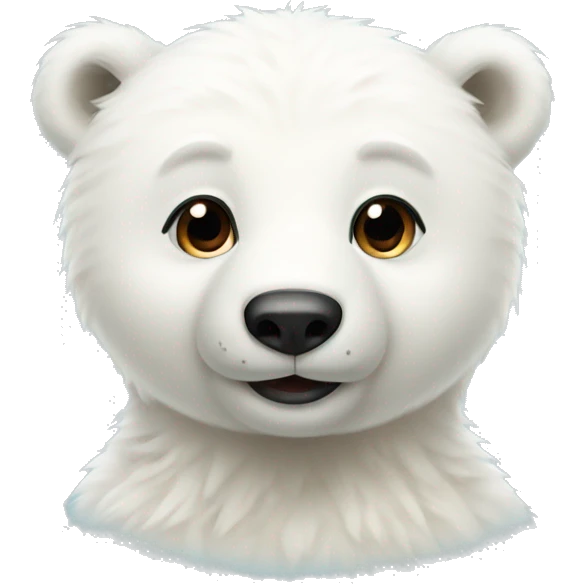 Baby polar bear emoji