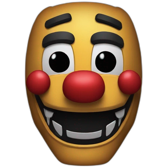 Máscara del personaje puppet de fnaf emoji