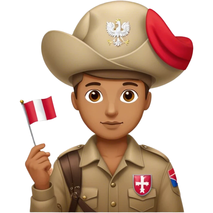 Man polish patriot patriot poland
 emoji