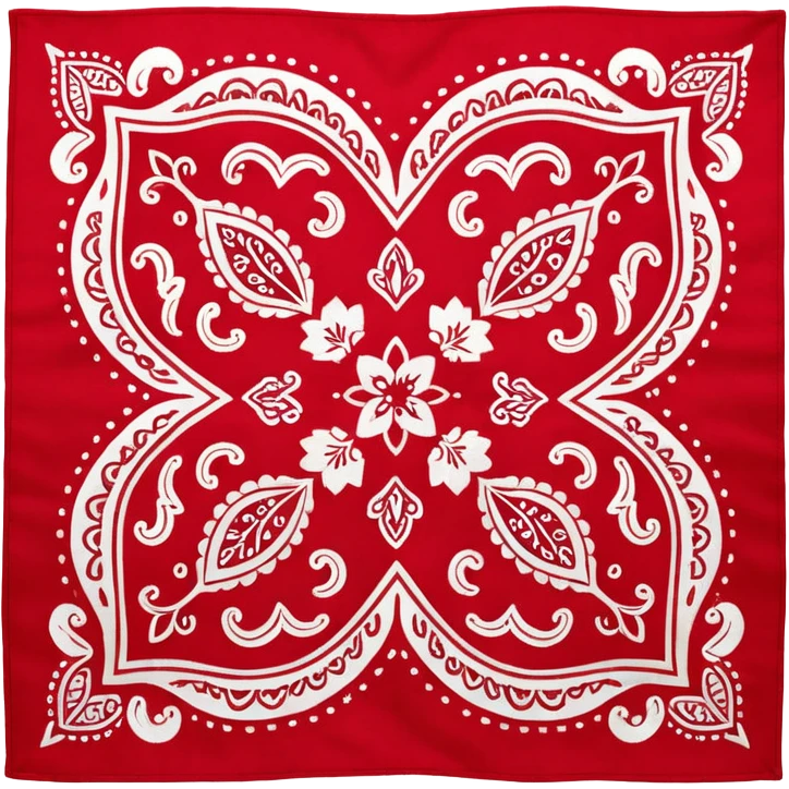 patterned bandana emoji