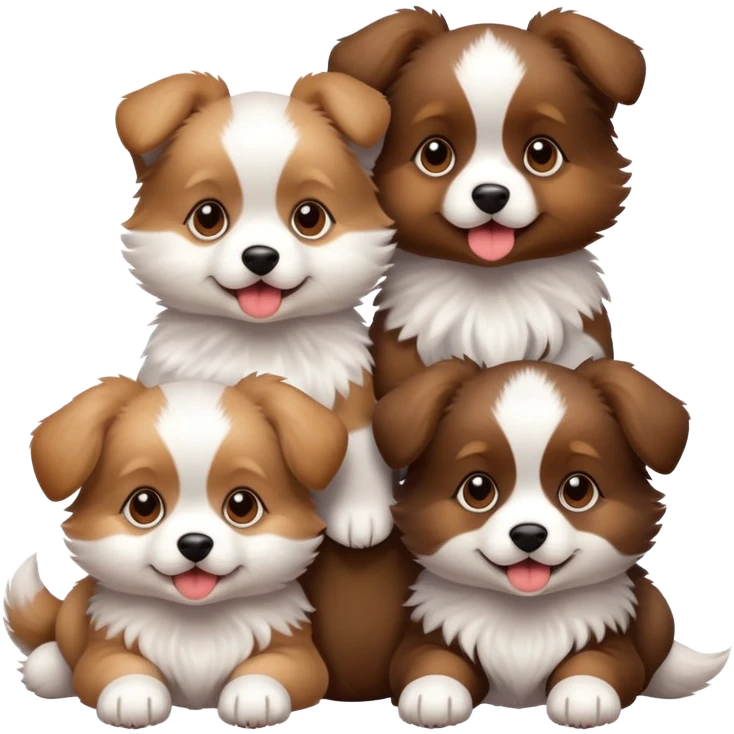 playful puppies emoji