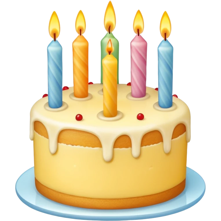 yellow birthday emoji