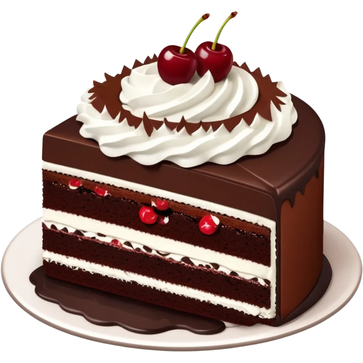 Black Forest Gateau slice emoji