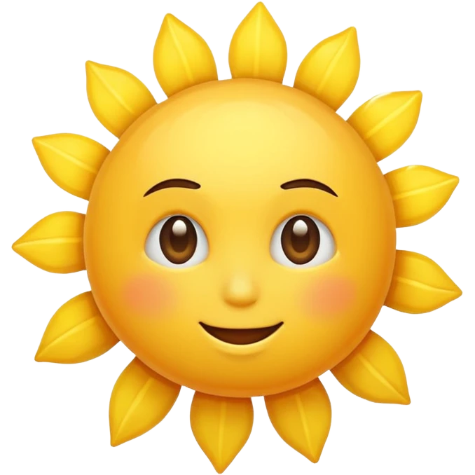 Sun emoji