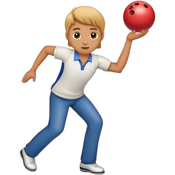 playing bowling emoji