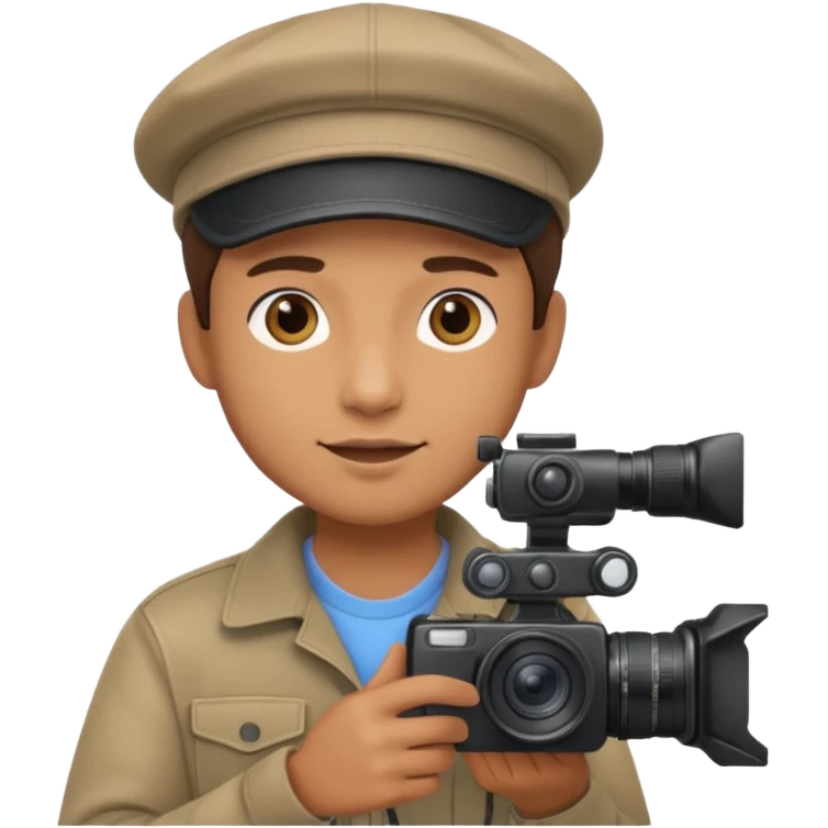 filming camera man  emoji