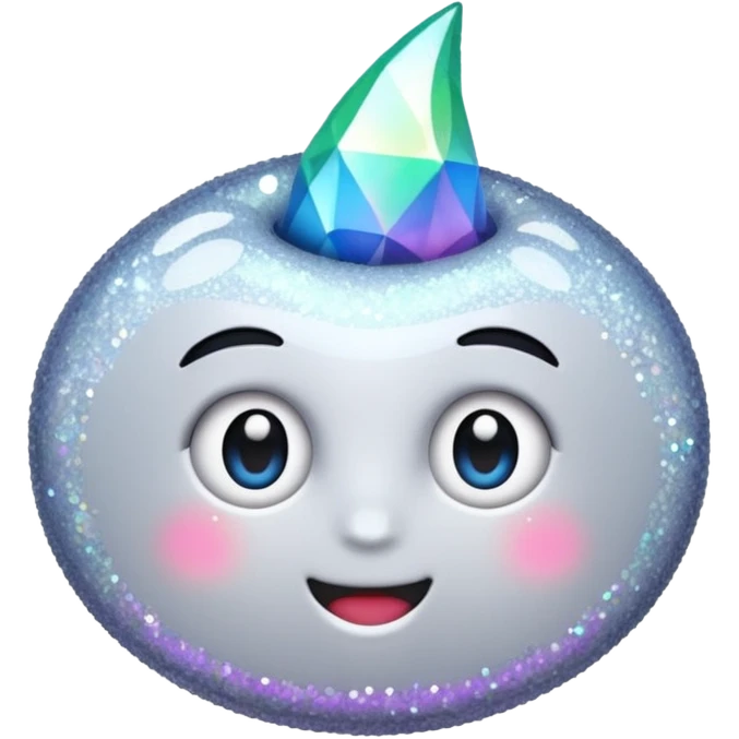 Glitter silent killer emoji