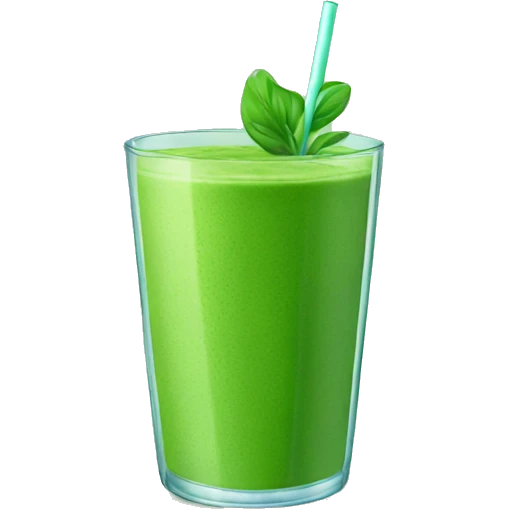 Green smoothie emoji