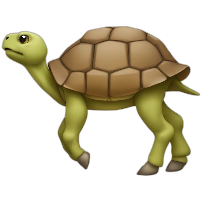 Une Tortue sur un chameau emoji