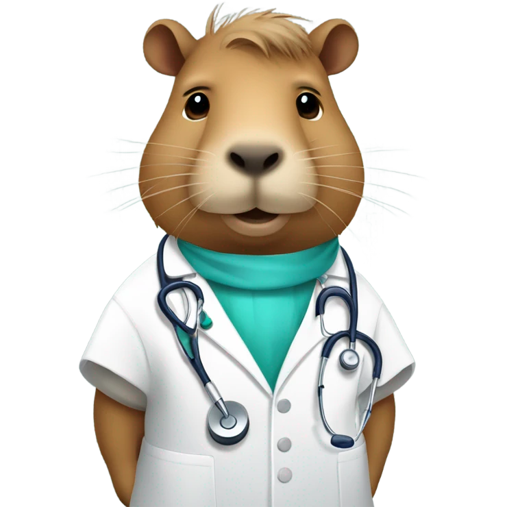 capybara doctor emoji