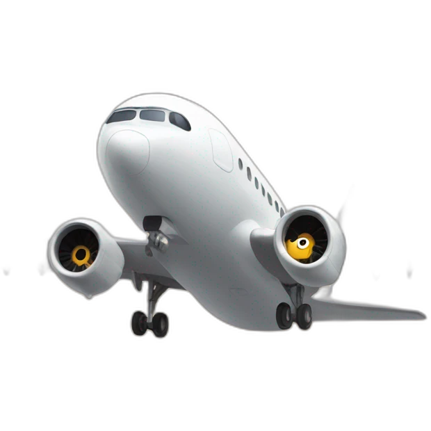 Fille sur un avion emoji