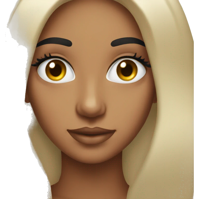 girls good brows and lashes emoji