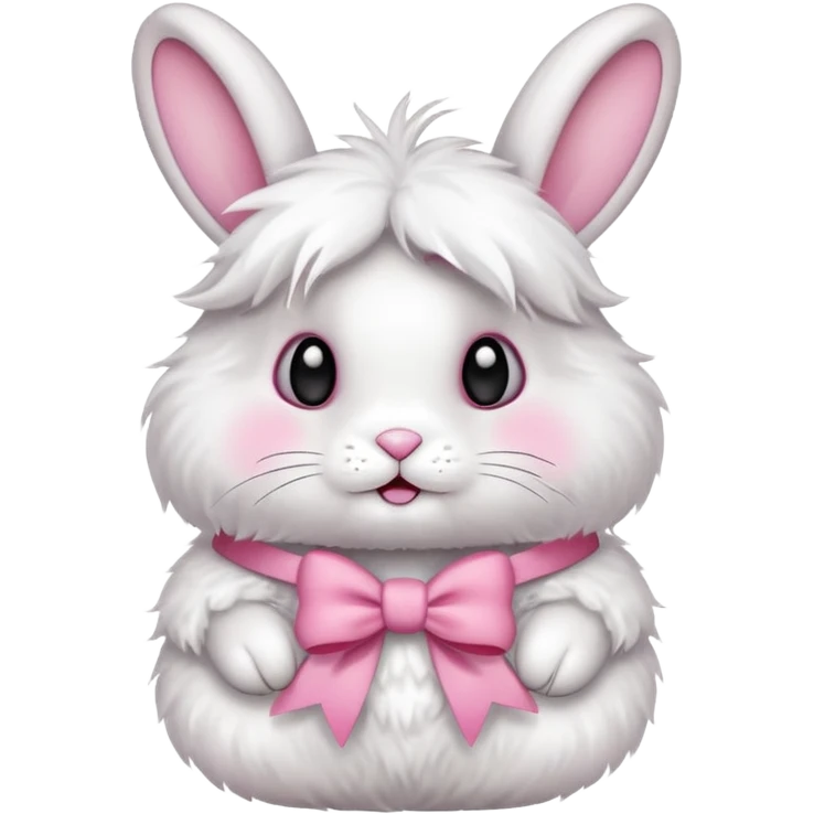 кролик з бантіком emoji