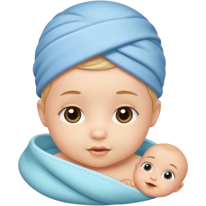 Baby with perfect skin emoji
