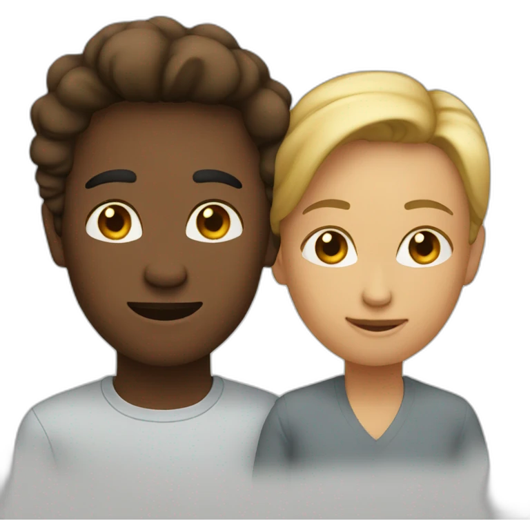 two people talking from afar emoji