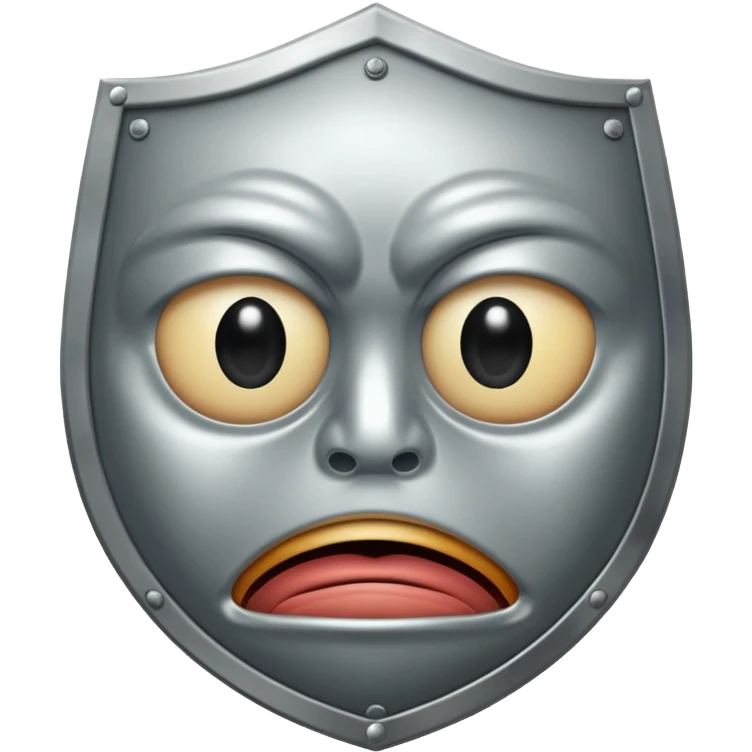 you know the emoji "sadge". i want a shield with that same expression and face :shieldge: like a sad shield but it needs to be sad not smiling
and eyes/etc need to look like the pepe sad emoji