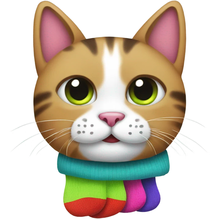 cat with socks emoji