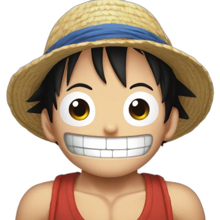 One piece luffy emoji