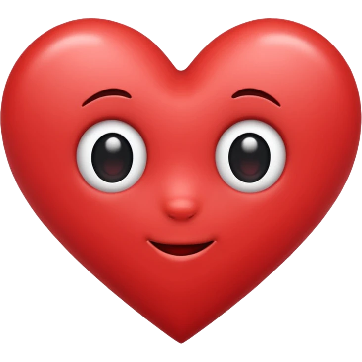 Cute heart emoji