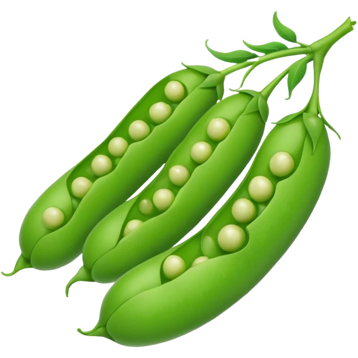 three peas emoji