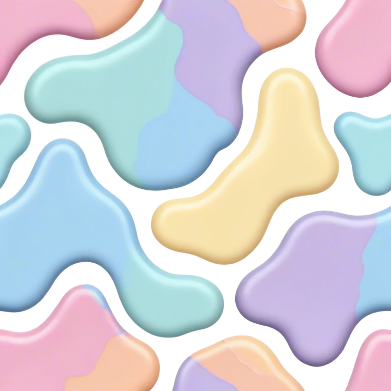melted pastel paint colors pattern  emoji