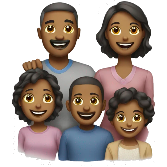 Happy family  emoji