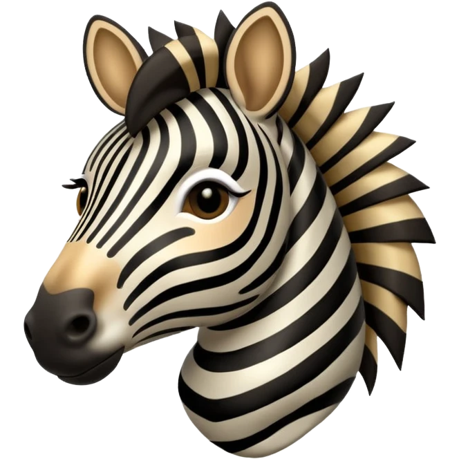 zebra with glizzy in mouth emoji