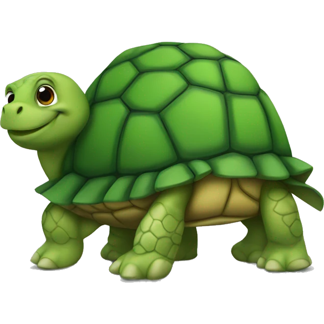 Turtle with hair  emoji