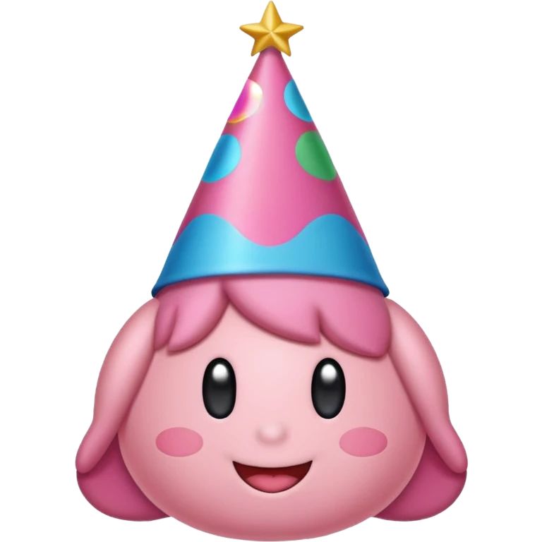 Birthday Kirby emoji