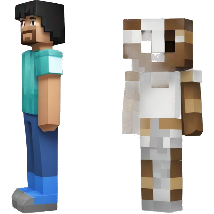 Ware is Walldo and minecraft Steve emoji
